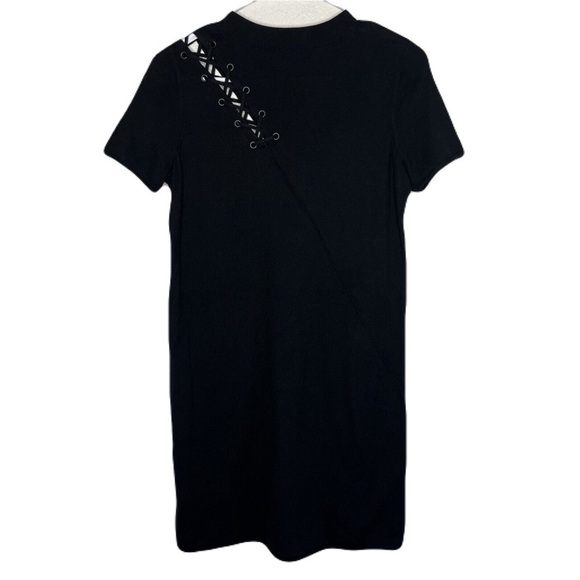 N: philanthropy Black lace up Shoulder Cutout Knit Dress Size XS - Picture 2 of 8
